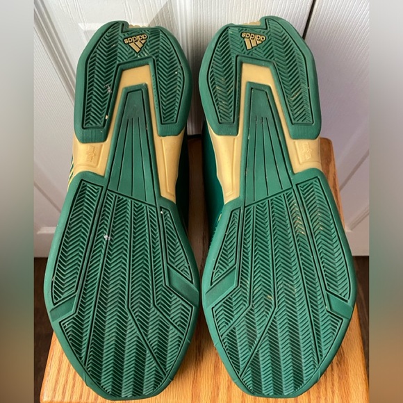 adidas TMAC 2 Restomod Evo SVSM Green/Gold Basketball Shoe SZ 11 - Picture 6 of 13